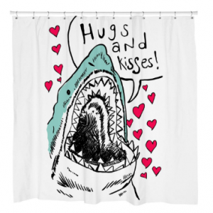 Hugs & Kisses Shower Curtain