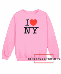 I Love NY Pink Sweatshirt