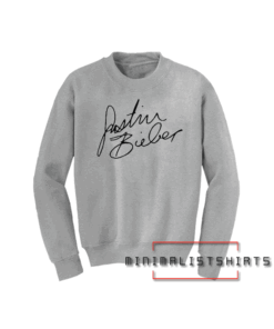 Justin Bieber Signature Sweatshirt