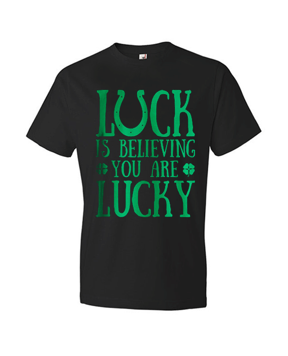 Lucky-Luck Quote Irish Tee Shirt
