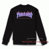 Thrasher purple flame Sweatshirt