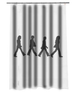 Abbey Road Beatles Shower Curtain