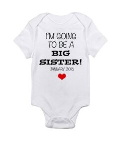 Big Sister Big Brother - Pregnancy Announcement Baby Onesie