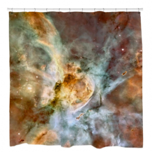 Carina Nebula Close-Up Shower Curtain