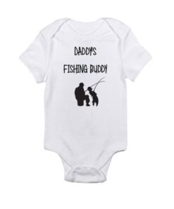 Daddy's Fishing Buddy Baby Onesie