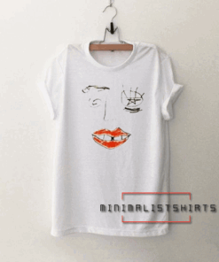 Drawn face Tee Shirt