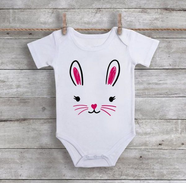 Easter Bunny Baby Onesie