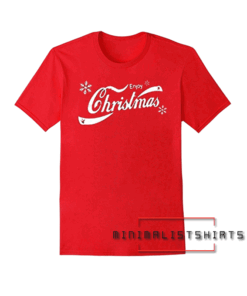 Enjoy Christmas-Coca-Cola Style Unisex Xmas Tee Shirt