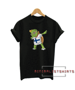 Finland Dabbing Turtle Unisex Tee Shirt