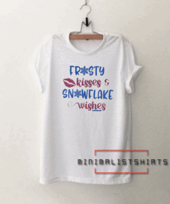 Frosty Kisses Snowflake Wishes Tee Shirt