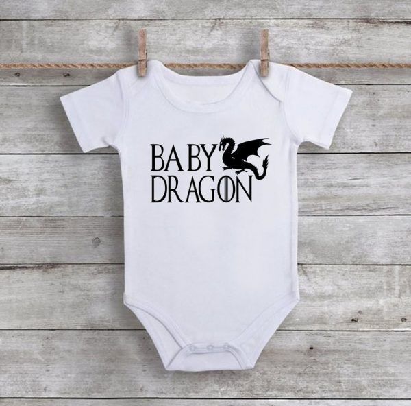 Game Of Thrones Baby Dragon Baby Onesie