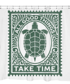 Good Things Turtle Shower Curtain