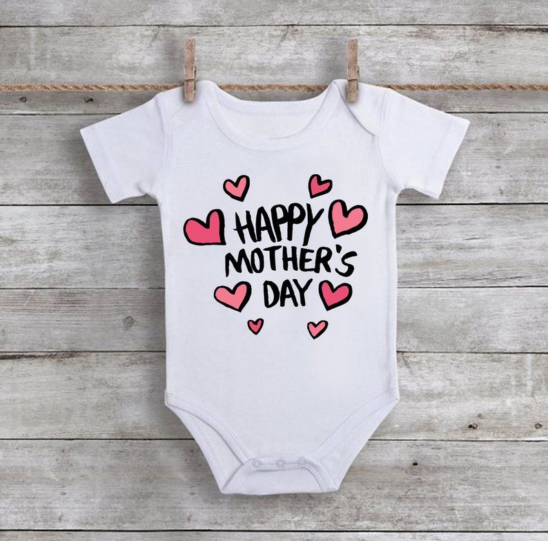 Happy Mother's Day Baby Onesie | Unique Baby Onesies