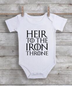 Heir To The Iron Throne Baby Onesie
