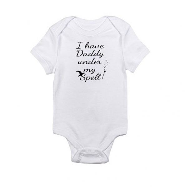 I Have Daddy Under My Spell Baby Onesie