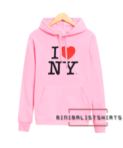 I Love NY Pink Hoodie