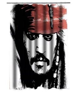 Jack Sparrow Johnny Depp Shower Curtain