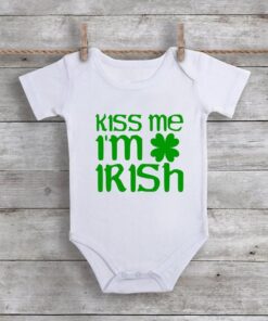 Kiss Me I'm Irish Baby Onesie