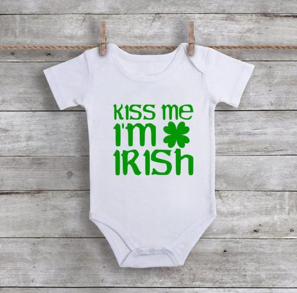 Kiss Me I'm Irish Baby Onesie