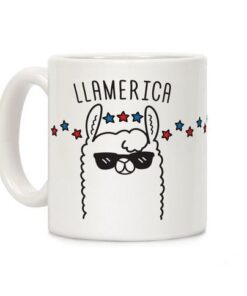 Llamerica the beautiful! Ceramic Mug