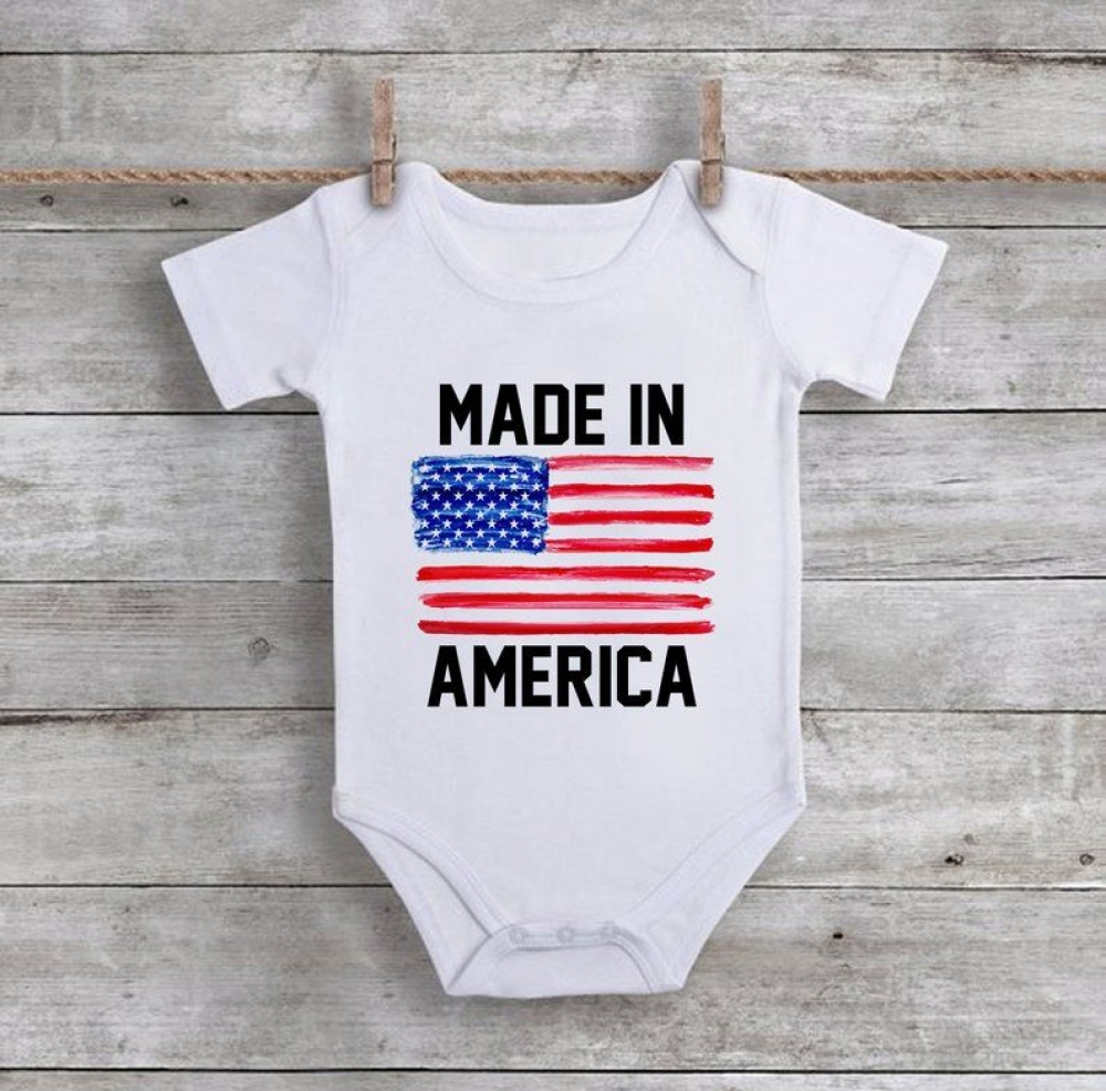 Made In America Baby Onesie | Unique Baby Onesies