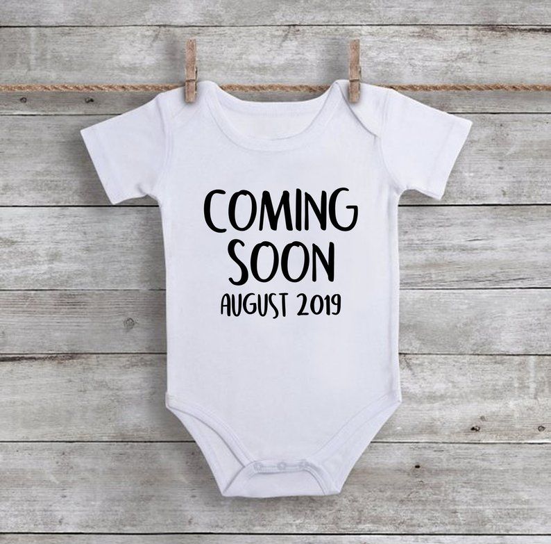 Personalized Coming Soon Baby Onesie | Unique Baby Onesies