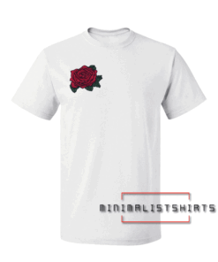 Rose embroidered Tee Shirt