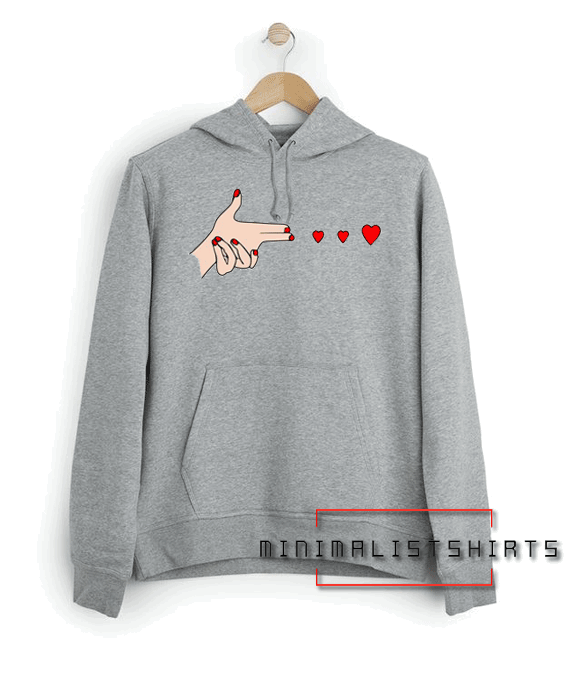 Shoot Love Hoodie for Mens, Womens or for teens.