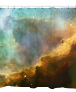 Storm in the Swan Nebula Shower Curtain