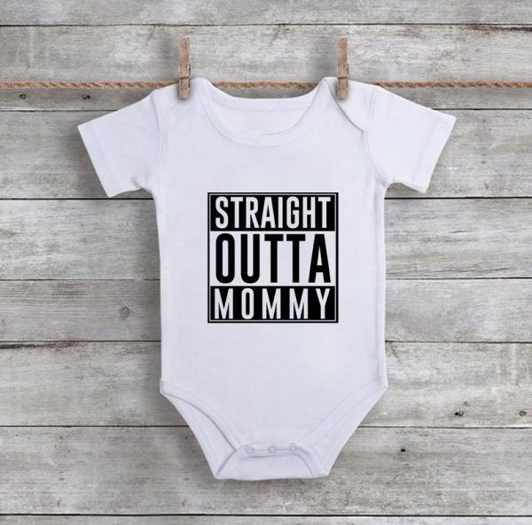 Straight Outta Mommy Baby Onesie