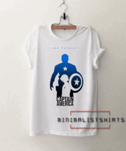 The Avengers Captain America Silhouette Tee Shirt