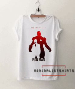 The Avengers Iron Man Silhouette Tee Shirt