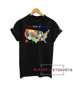USA 50 States Tee Shirt