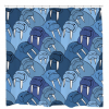 Wall of Walrus Shower Curtain