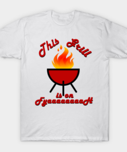 Grill Fire Tee Shirt