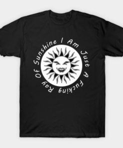 I Am Just A Fucking Ray Of Sunshine Tee Shirt