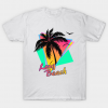 Long Beach Cool 80s Sunset Tee Shirt