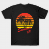 Summer '69 Tropical Sunset Tee Shirt
