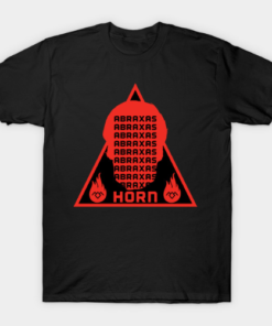 Abraxas Horn Fire Logo Tee Shirt