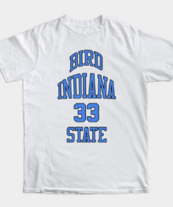 Larry Bird Indiana State 33 Tee Shirt