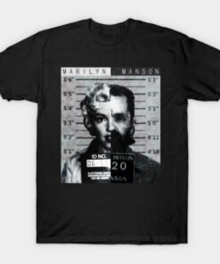 Marilyn Manson Mugshot Tee Shirt