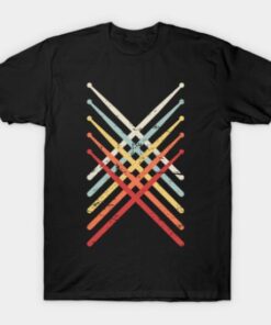 Percussion Marching Band Drum Sticks Tee Shirt