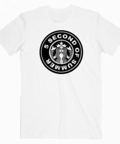 5 Seconds Of Summer Starbucks Tee Shirt