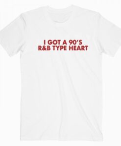 90’s R&B Type Heart Tee Shirt