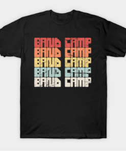 Retro 80s BAND CAMP Tee Shirt