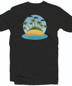 Beach Coconut Palm-Summer Tee Shirt