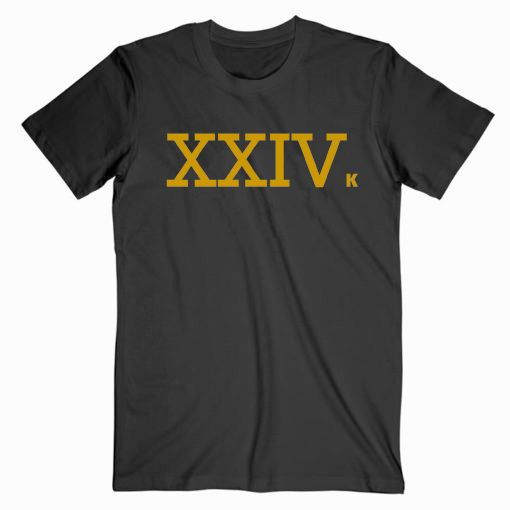 Bruno Mars XXIV Tee Shirt for men and women. It feels soft