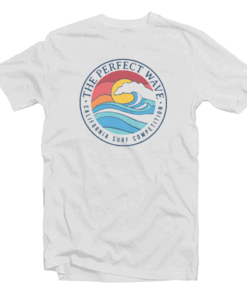 California Perfect Wave Summer Tee Shirt