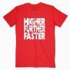 Captain Marvel Higher Further Faster Tee Shirt