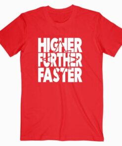 Captain Marvel Higher Further Faster Tee Shirt